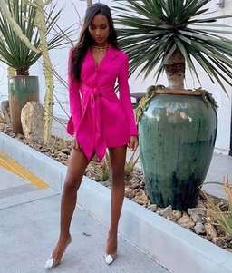 Misha Collection Blazer Wrap Mini Dress size 8