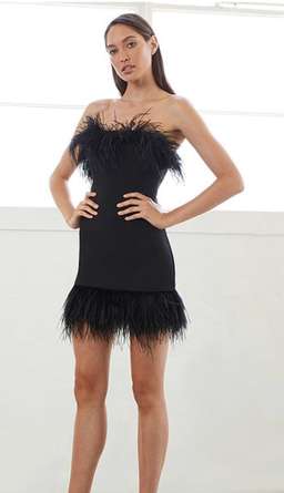 By Johnny Birthday Mini Dress Black Size 8 for rent on The Volte - image 3