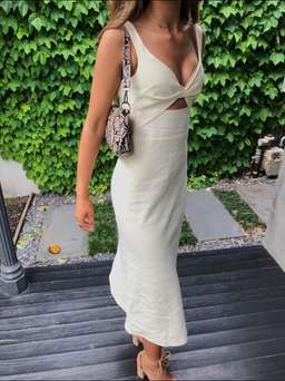 Bec & Bridge ANA MIDI DRESS - BUTTER size 6