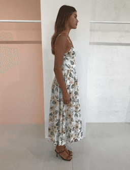 Bec & Bridge Fleurette Midi Dress | Floral Print | Size 8 for rent on The Volte - image 3