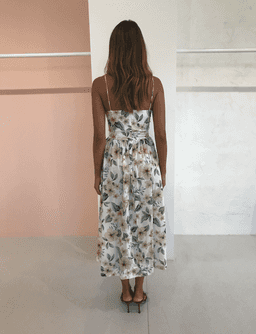 Bec & Bridge Fleurette Midi Dress | Floral Print | Size 8 for rent on The Volte - image 2