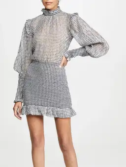 Bec & Bridge Nadine Mini Dress Print Size 6 for rent on The Volte - image 2