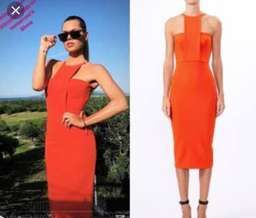 Alex Perry Piper dress orange size 10