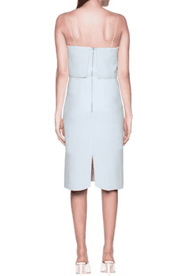 Dion Lee Blue Column Midi Dress Size 8  for rent on The Volte - image 3
