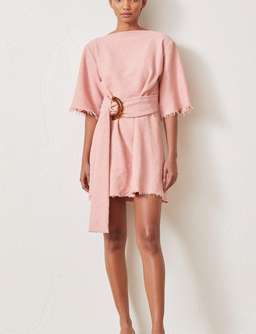 Bec & Bridge Ollie Mini Dress Musk Pink Size 8  for rent on The Volte - image 1