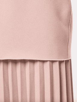 Dion Lee Linear Crepe Pleated Midi Dress Pink Size 6 for rent on The Volte - image 4