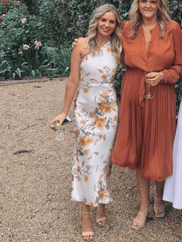 Bec And Bridge Matilde Asym Midi Dress Size 6