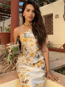 Bec And Bridge Matilde Asym Midi Dress Size 6