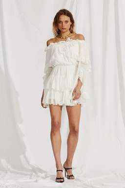 Maurie and Eve “oh honey dress” white- size S/8 for rent on The Volte - image 2