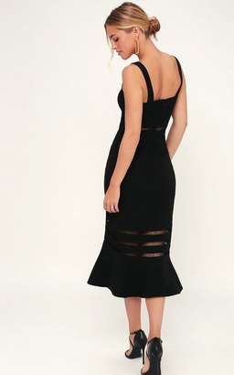 Finders Keepers Sangria Black Dress size 6 for rent on The Volte - image 3
