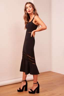 Finders Keepers Sangria Black Dress size 6 for rent on The Volte - image 2
