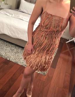 Aje Cassidy Dress Sequin Size 10 for rent on The Volte - image 3