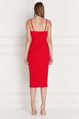 Asilio Arnoux Loop and Tie Dress Red Size 6 for rent on The Volte - image 2