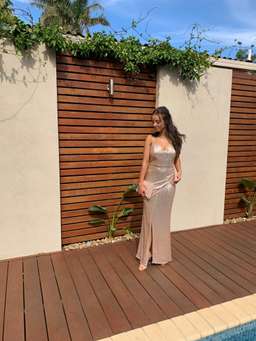 Bariano Marianne Sequin Dress size 8 for rent on The Volte - image 2