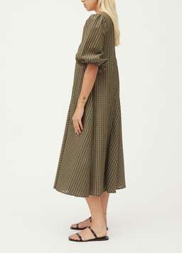 Ganni Seersucker Check Dress size 40 for rent on The Volte - image 6