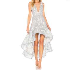 Bronx and Banco Fiona Gown Silvery Blue Size 10 for rent on The Volte - image 2