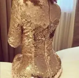 MISHA Kimberlia Dress Gold Size 12 for rent on The Volte - image 3