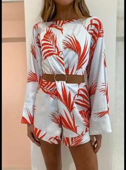 The significant other bright palm play suit size 12