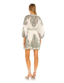 Zimmermann Brighton Paisley Mini Dress Print Size 10 for rent on The Volte - image 3
