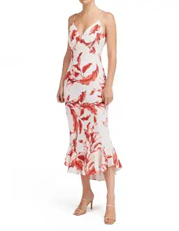 Keepsake the Label Pretty One Midi Dress Print Size 8 for rent on The Volte - image 1