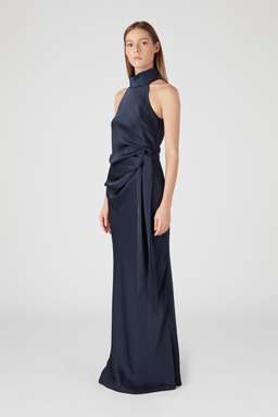 Camilla and Marc Antonelli Gown Navy Size 8 for rent on The Volte - image 3