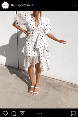 Thurley Glider Dress white size 10 for rent on The Volte - image 2