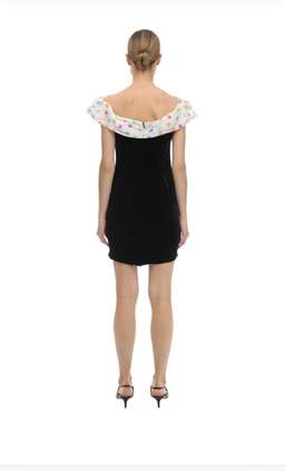 FLORENCE OFF-THE-SHOULDER VELVET DRESS for rent on The Volte - image 2