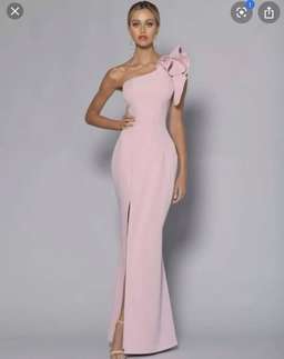 Bariano Pink Blush Long Dress for rent on The Volte - image 1