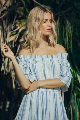 Steele Panama Off Shoulder Dress size 8