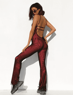 I.AM.GIA Scorpio Jumpsuit in Pink/Black - Size XS