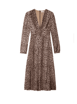 RIXO - Camellia Leopard Dress size 12 for rent on The Volte - image 4