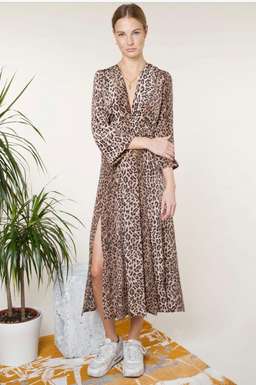 RIXO - Camellia Leopard Dress size 12 for rent on The Volte - image 1