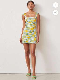 Bec & Bridge Palm Paradise Mini Dress