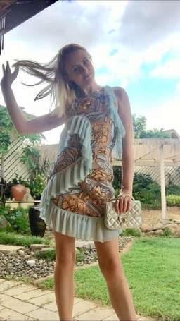 Alice McCall Frill Mini Dress Floral Size 10 for rent on The Volte - image 3