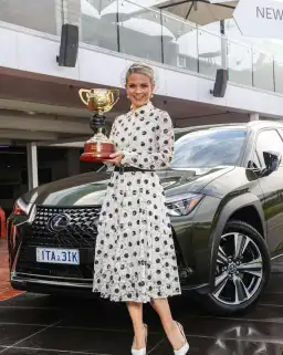 Carolina Herrera Polka Dot Midi Dress Print Size 8 for rent on The Volte - image 4