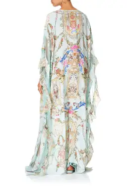 Camilla Kaftan With Lace Frill Panels Print Size 10 for rent on The Volte - image 3