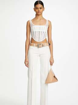 Dion Lee / Corded Lace Corset / White / Size 14 for rent on The Volte - image 1