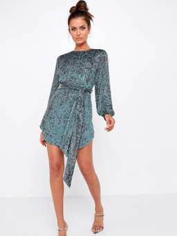Mossman Night Fever Tie Dress Size 14 for rent on The Volte - image 1