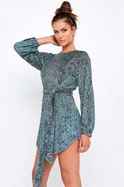 Mossman Night Fever Tie Dress Size 14 for rent on The Volte - image 4