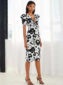 By Johnny Floral Tie Front Tee Dress Size 12 for rent on The Volte - image 1