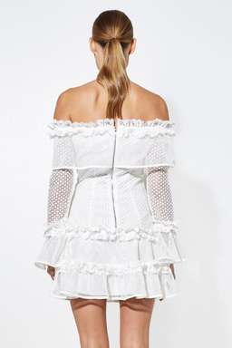 Mossman The Mood Swing Dress white Size 14 for rent on The Volte - image 4