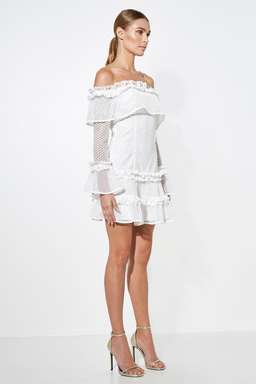 Mossman The Mood Swing Dress white Size 10 for rent on The Volte - image 3