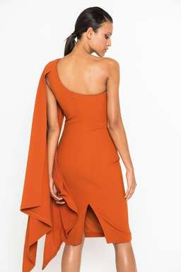 Mossman Moving On Up Dress orange Size 12 for rent on The Volte - image 3