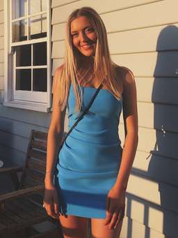 Bec and Bridge Paloma Mini Dress Blue Size 6