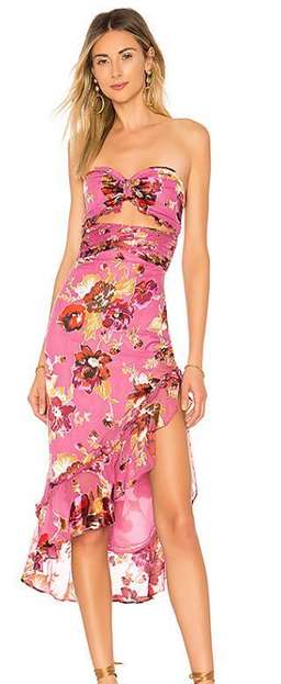 Lovers + Friends Miranda Dress pink size 10