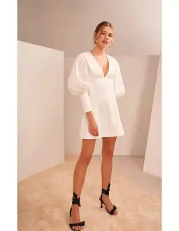 Keepsake the Label Lonely Hearts Dress White Size 8 for rent on The Volte - image 1