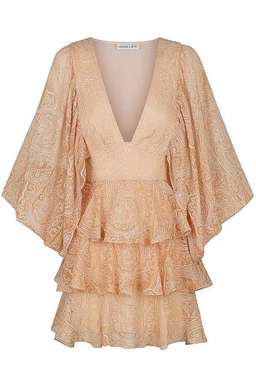 Shona Joy Monroe Draped Sleeve Dress size 10 for rent on The Volte - image 3