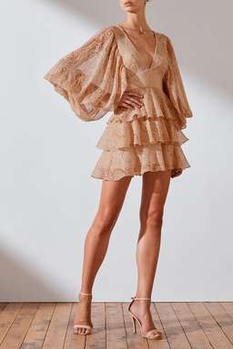 Shona Joy Monroe Draped Sleeve Dress size 10 for rent on The Volte - image 2