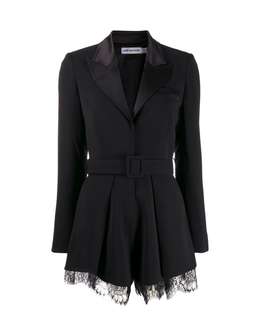 Self Portrait Tuxedo Playsuit Black Size 10 for rent on The Volte - image 1