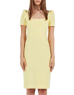 Rebecca Vallance Zinnia Open Back Dress Yellow Size 12 for rent on The Volte - image 1